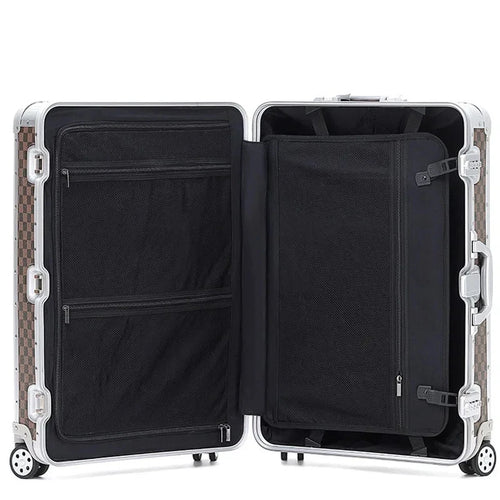 Business All Aluminum Magnesium Alloy Suitcase Luggage