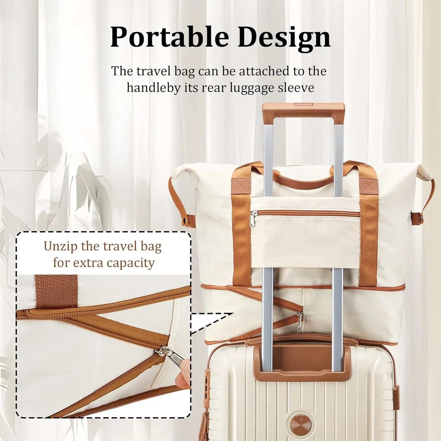 PP Hard Shell Lightweight Durable Luggage Sets,