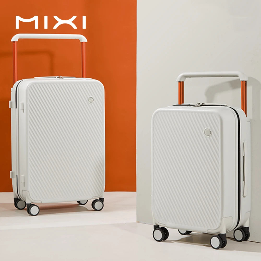 Mixi Wide Handle Travel Luggage Suitcase Rolling