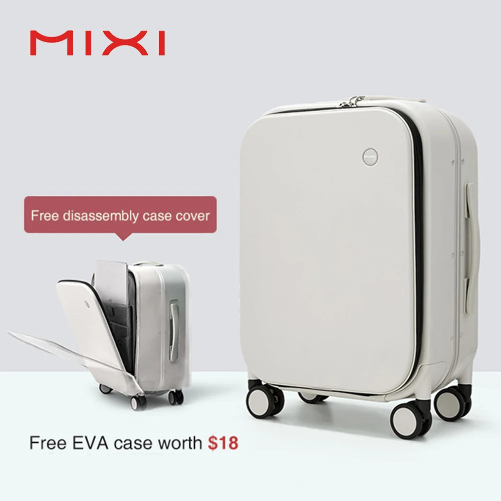 Mixi Patent Design Aluminum Frame Suitcase Carry